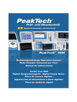 PeakTech 1650 Owner's manual