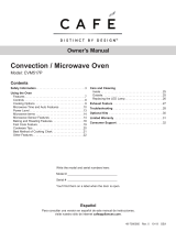 Cafe CVM517P3MD1 Owner's manual