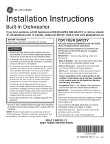 GE Appliances GDT226SILII Installation guide