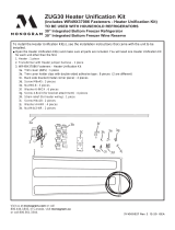 GE Appliances ZUG30 Installation guide
