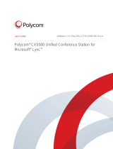 Polycom Webcam CX5500 User manual