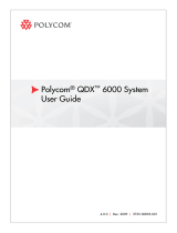 Polycom QDX 6000 User manual