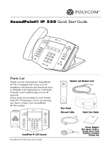 Poly soundpoint ip 550 User manual