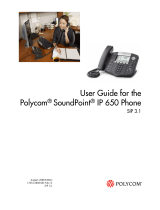Poly Polycom 650 User guide