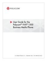 Polycom VX1500 User manual