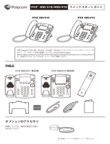 Poly VVX 300/310 Quick start guide