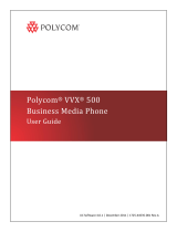 Polycom Cell Phone vvx 500 User manual