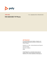 Poly VVX D230 User manual