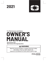 ATV or Youth Sportsman 570 EU/Zugmaschine Owner's manual