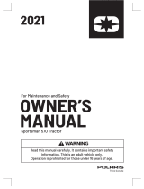 ATV or Youth Sportsman 570 EPS Agri PRO Owner's manual
