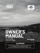 ATV or Youth Sportsman XP 1000 Hunt Edition Owner's manual