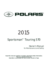 ATV or Youth Sportsman Touring 570 / 570 EPS / 570 SP Owner's manual