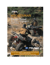 ATV or Youth Sportsman 400 / 500 / 500 HO / 600 / 700 Owner's manual