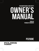 Polaris Power P3200ie Owner's manual