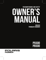 Polaris Power P6500 Owner's manual