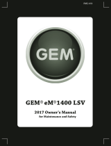 Polaris GEM eM1400 LSV Owner's manual