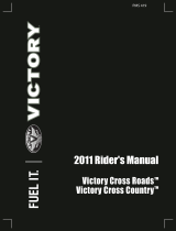 Victory Motorcycles 2011 Cross Country Owner's manual