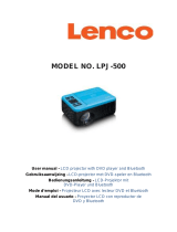 Lenco LPJ-500BU Owner's manual