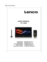 Lenco TFT-1028BK Owner's manual