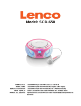 Lenco SCD-650BU Owner's manual