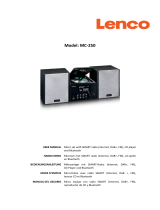 Lenco MC-250BK Owner's manual