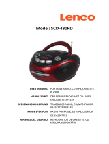 Lenco SCD-430RD Owner's manual