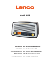 Lenco SR-02GY FM Retro Table Radio in User manual