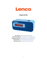 Lenco CR-205PK Owner's manual