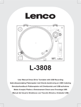 Lenco L-3808 Black Owner's manual