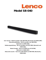 Lenco SB-040 85cm Soundbar User manual