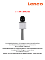 Lenco BMC-80 Silver Owner's manual