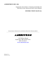 AMERITRON SDC-104E Owner's manual