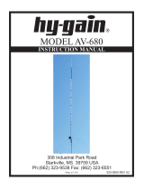 Hy-Gain AV-680 User manual