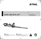STIHL HSA 94 R User manual