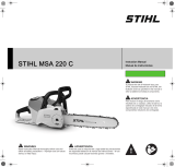 STIHL MSA 220 C-B User manual