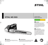 STIHL MS 500i User manual