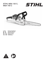 STIHL MSA 140 C User manual