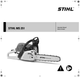 STIHL MS 251 User manual
