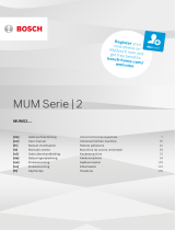 Bosch MUMS2VM40/01 Operating instructions