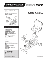 ProForm PFEX92220-INT Owner's manual