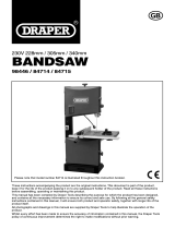 Draper NEW 228mm Bandsaw Operating instructions