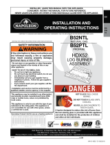 NAPOLEON B52PTL User manual
