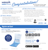 Waterpik WF-10W010 User guide