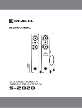 Real-El S-2020 Speaker System  User manual