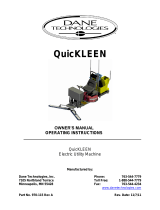 Dane Technologies QuicKLEEN Owner's Manual & Operating Instructions