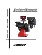 Snap-on Equipment JohnBean B2000P Series User manual