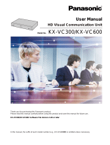 Panasonic KX-VC600 User manual