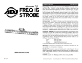 American DJ FREQ 16 Strobe User Instructions