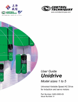 Control Techniques Unidrive 4402 User manual