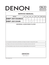 Denon DBP-2012UD User manual
